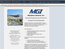 Tablet Screenshot of mgipaving.com